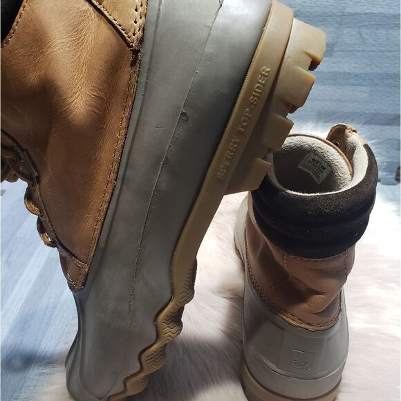 Sperry top sider avenue duck tan Men's boots - Picture 3 of 6